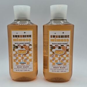 Bath and Body Works Sunshine Mimosa Body Wash Bundle Set